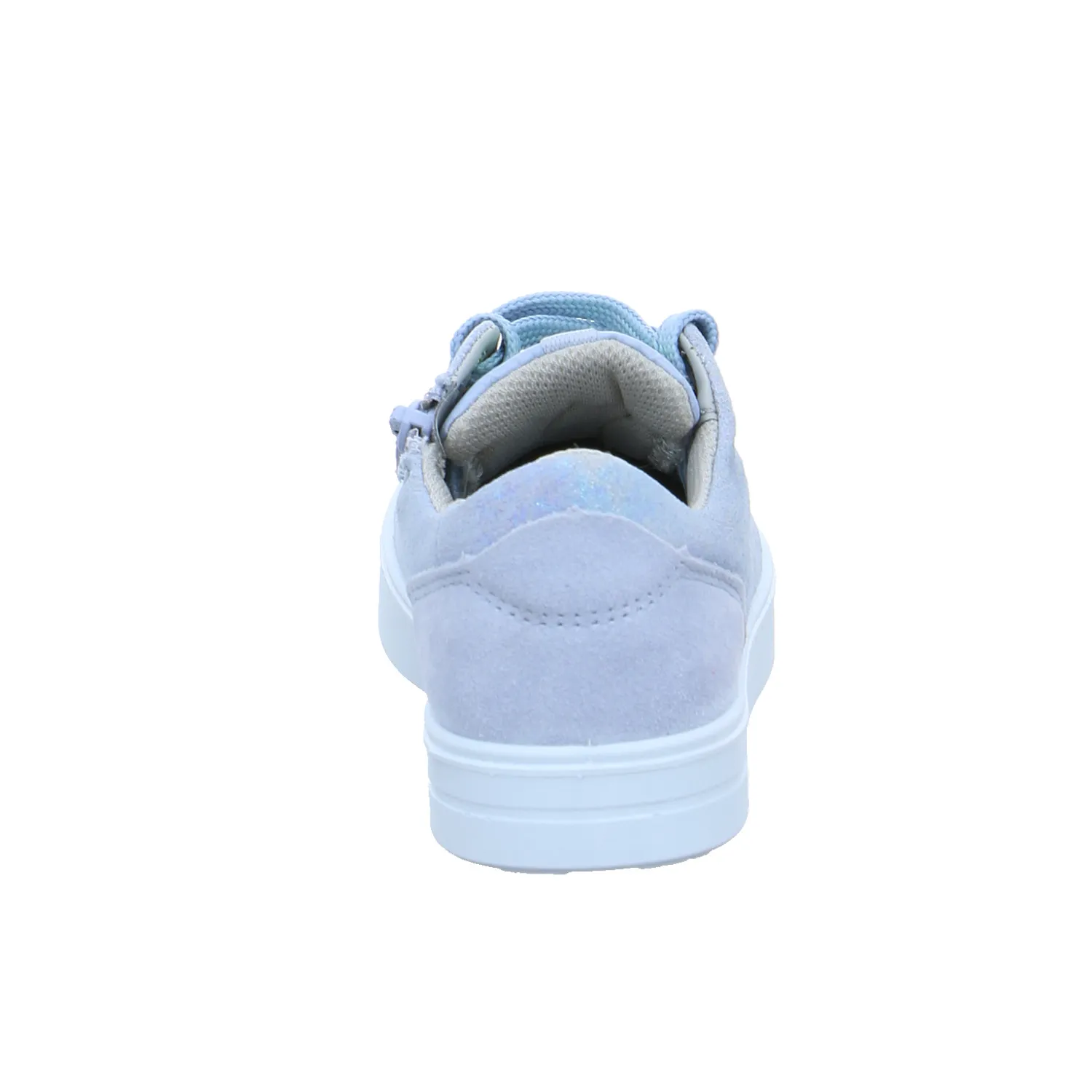 SUPERFIT Kleinkinder-Halbschuh Binder Hellblau Leder  Sneaker
