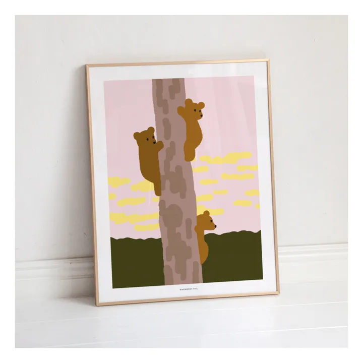 Warmgreytail Affiche Tree & bears