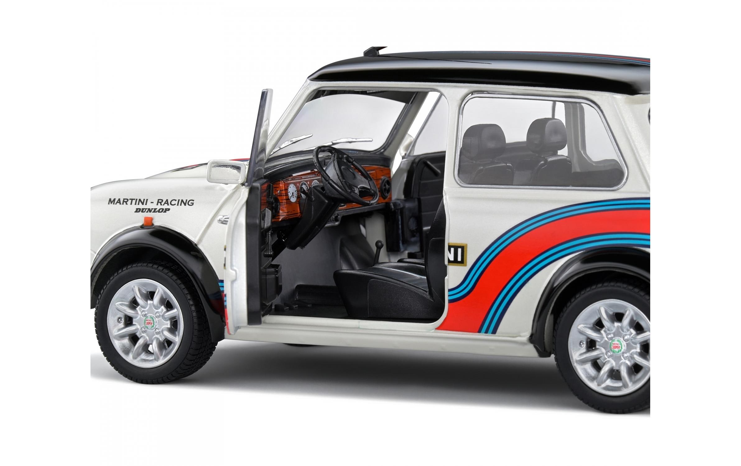 Sportwagen Mini Cooper Martini Evo, 1:18Detailgetreues Modellauto für Sammler im Massstab 1:18