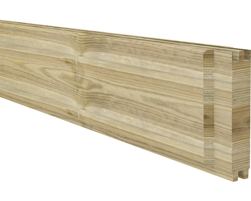Osmo plank voor Forsdal 45 geluidsscherm hek, 4,5 x 14,6 x 205 cm, drukgeïmpregneerd groen