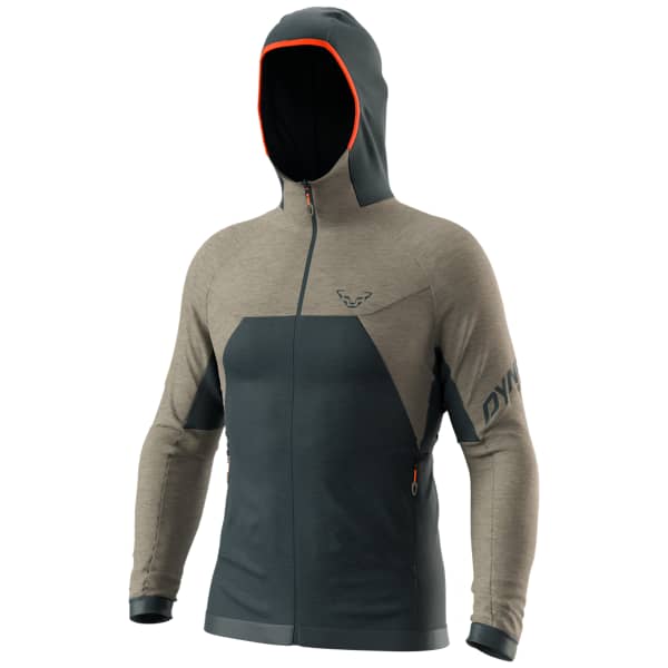 Veste polaire ski rando DYNAFIT TOUR WOOL THERMAL M HOODY ROCK KHAK