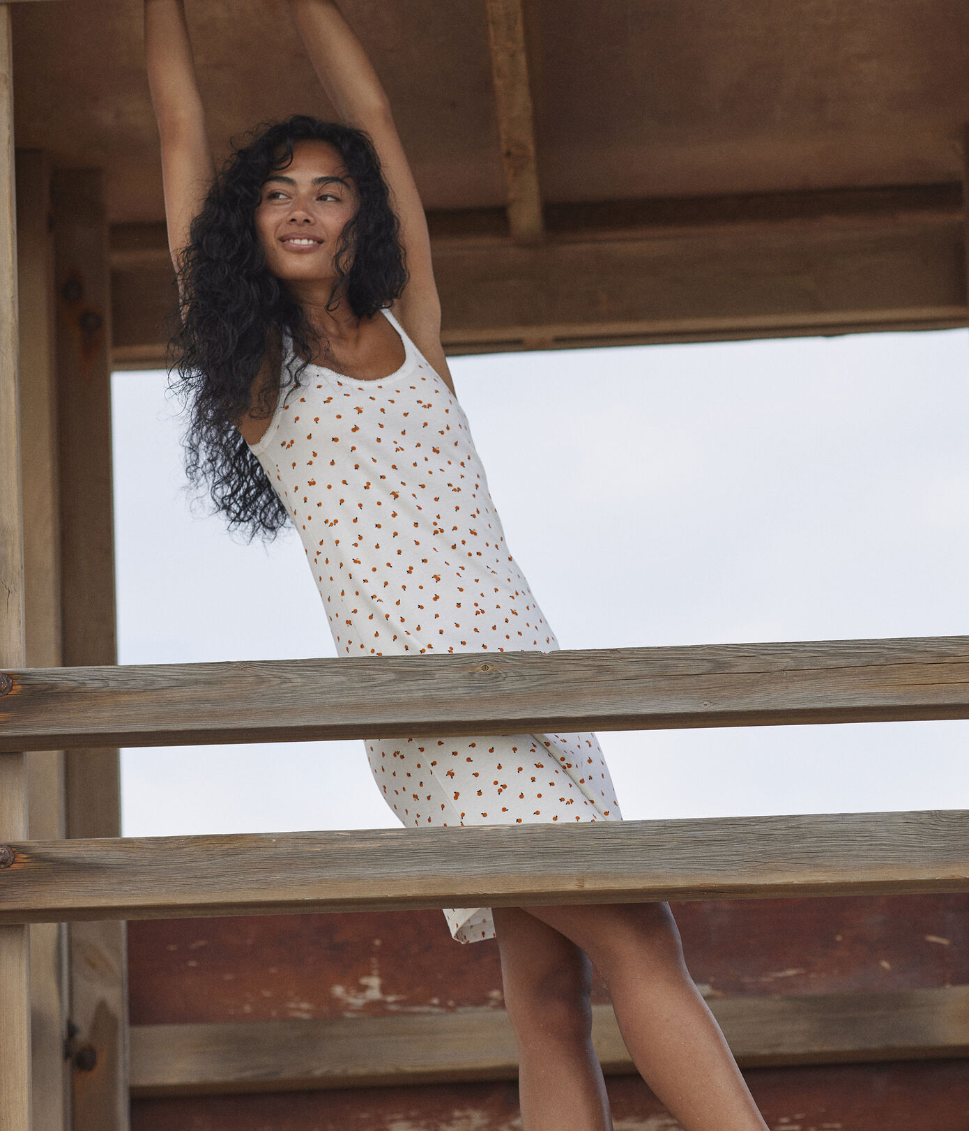 Nuisette orangettes en coton femme