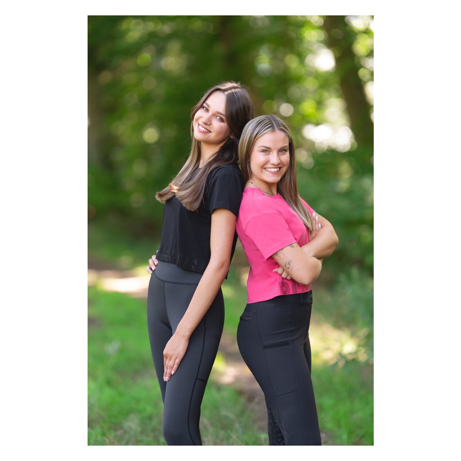 RIDE now Grip-Vollbesatz-Reithose - black