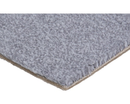 Velours tapijt Catania grijs 400 cm breed (per meter verkocht)