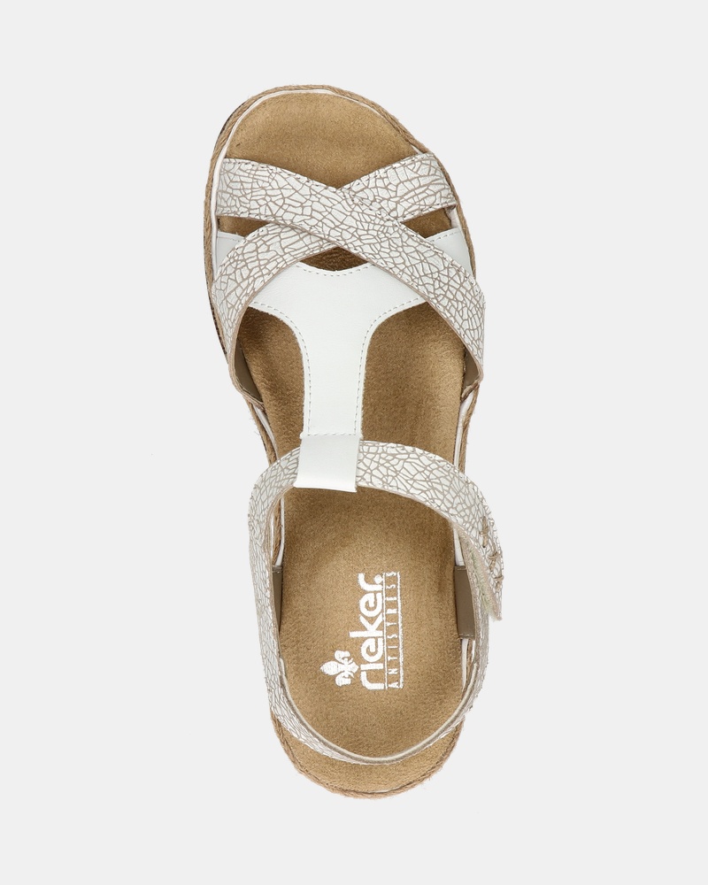 Rieker Sandalen  - wit
