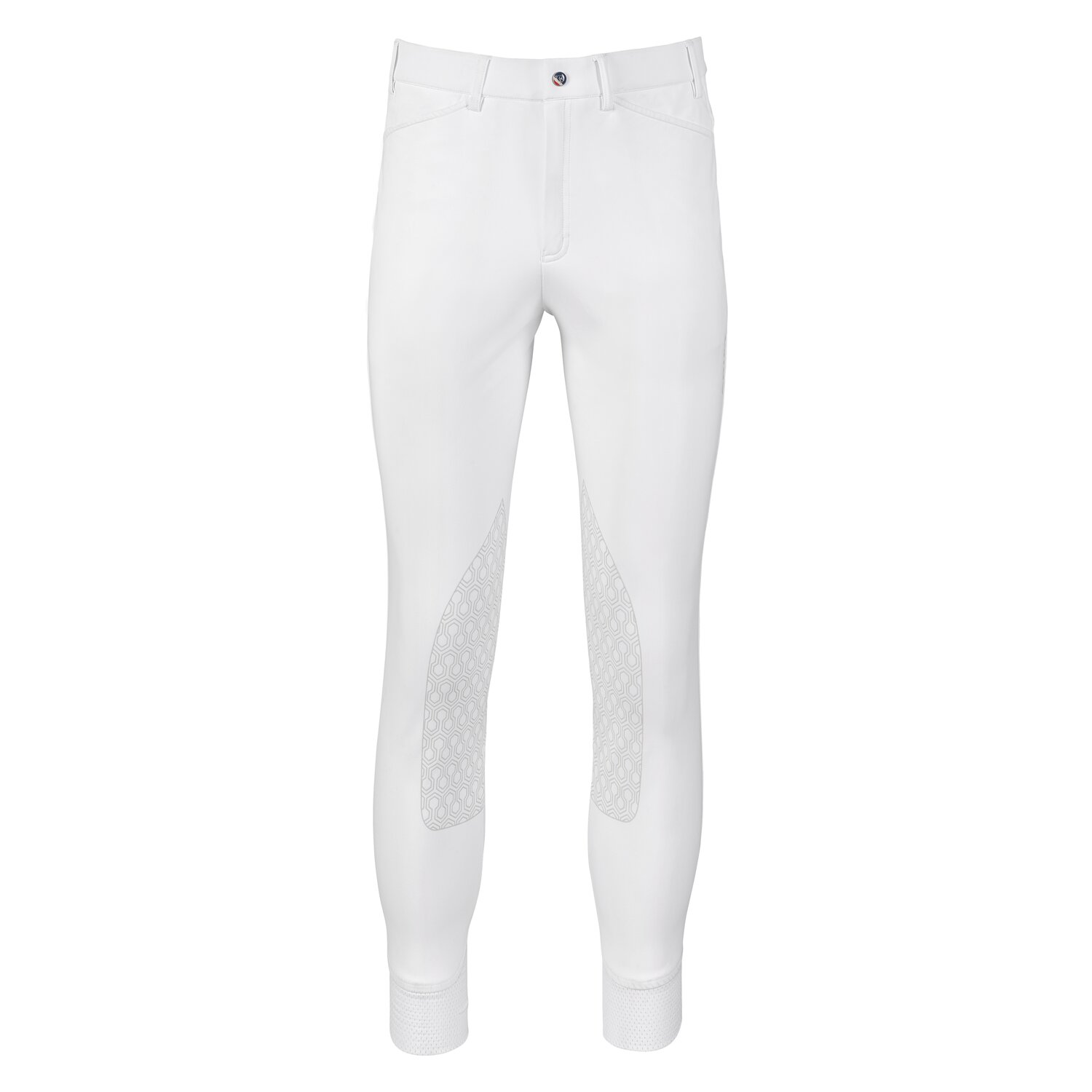 ARIAT Reithose Tri Factor Grip Knee Patch  - white