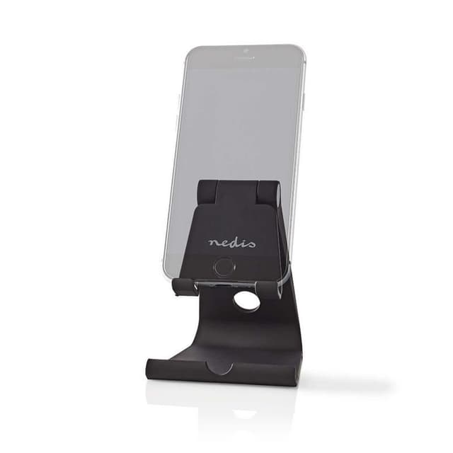 Smartphone-/tabletholder | Justerbar | Sort