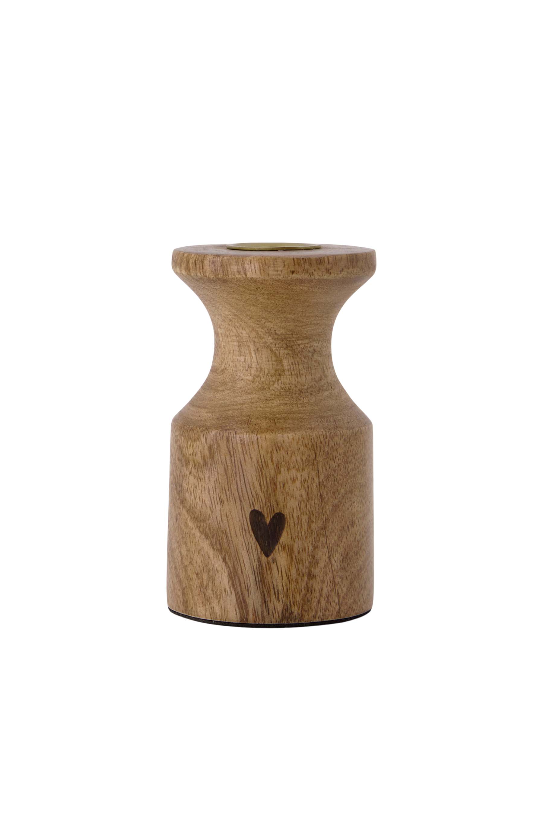 kandelaar hout hartje