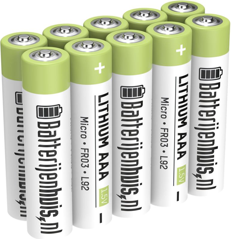 AAA - Lithium Batterijen - 10 Stuks