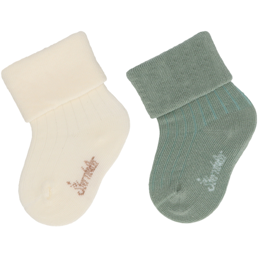 Sterntaler Baby-Socken DP Rippe ecru