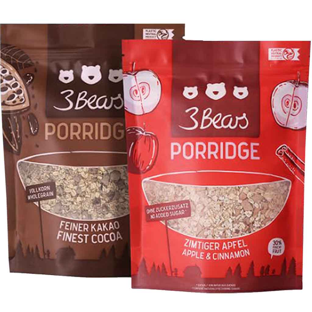 3Bears Porridge Zimtiger Apfel 400g MHD:2.3.25
