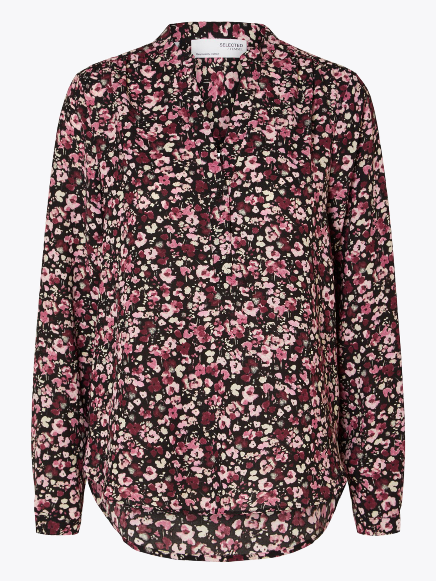Mivi Long Sleeve All Over Print Top