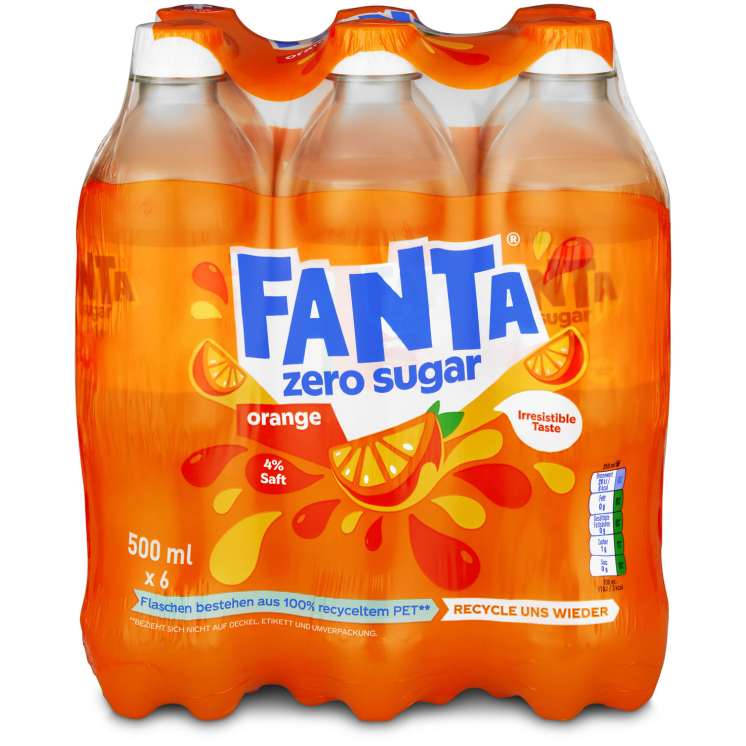 Fanta Orange Zero 6x50cl -300cl