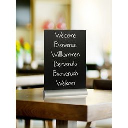 Ardoise de table SILHOUETTE 'A4'