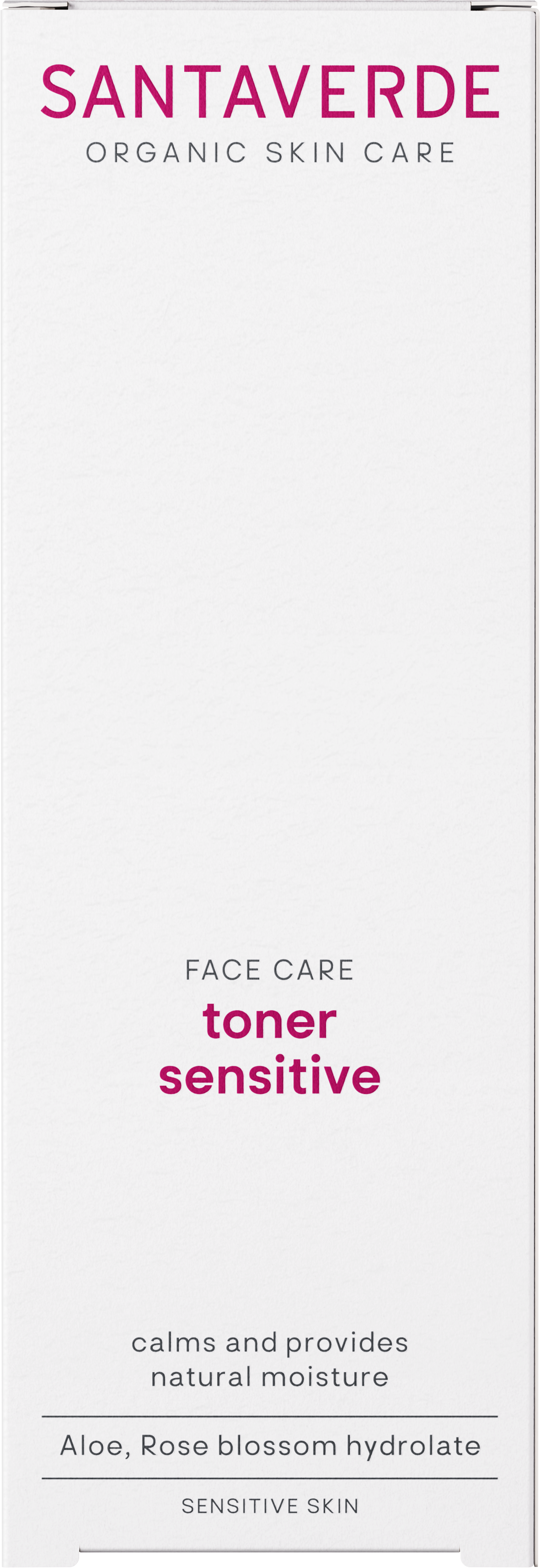SANTAVERDE  FACE CARE toner sensitive, 100 ml