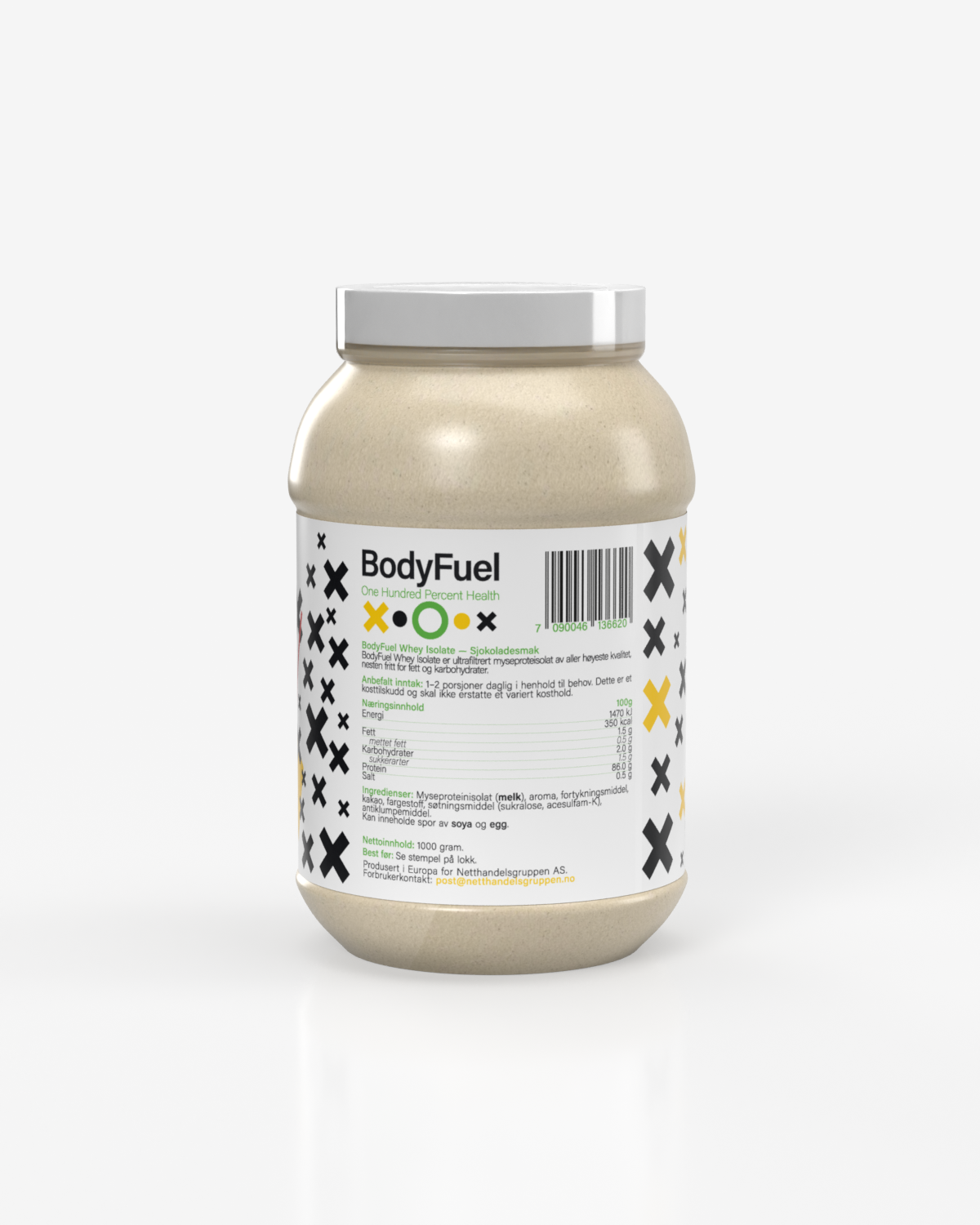 BodyFuel Whey Isolate Ultimate Chocolate 1kg