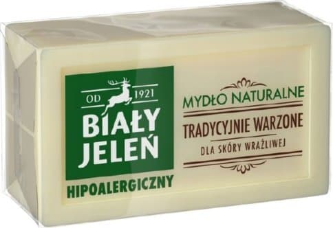BIAŁY JELEŃ_Hypoallergen naturlig såpe Tradisjonelt brygget 150g