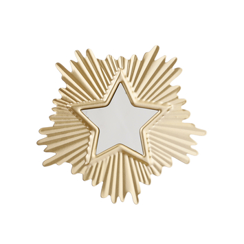vtwonen muurdecoratie spiegel ster goud Ø 18 cm