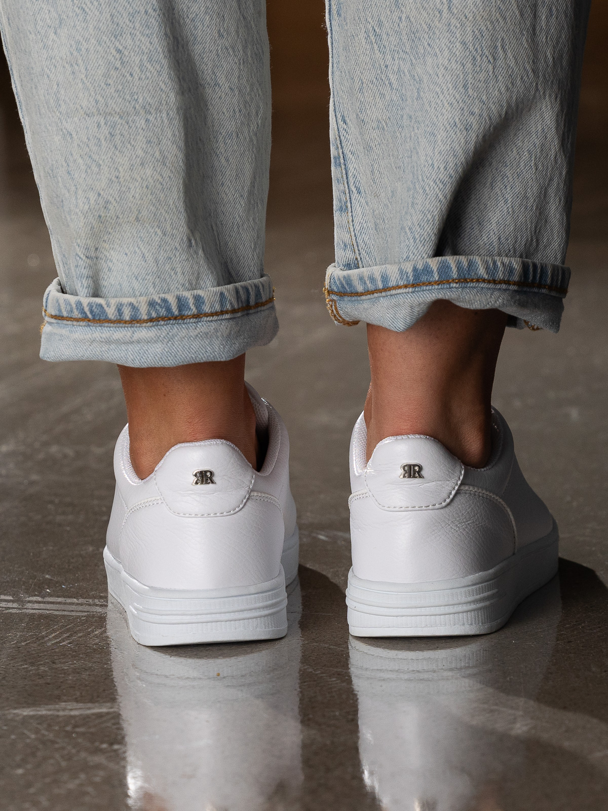 Gorbio Low White - Trapes Sko