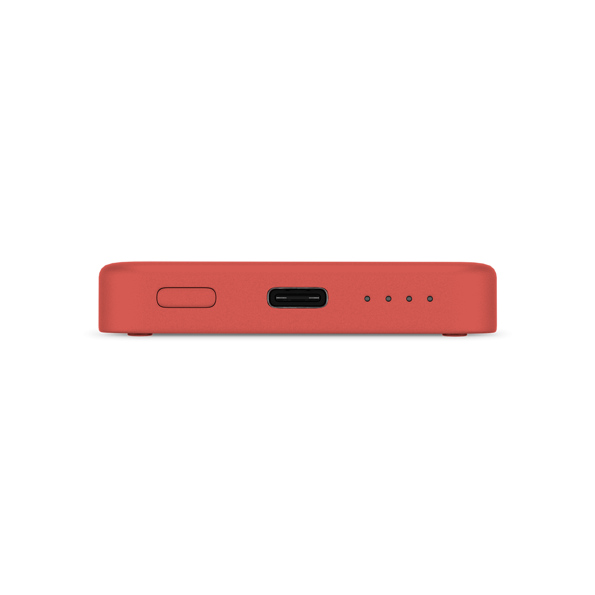 (15W) 4200mAh Magnetische Alu Qi Wireless MagSafe USB C Power Bank Ladegerät ab Apple iPhone 12 (9915101400015) - Rot