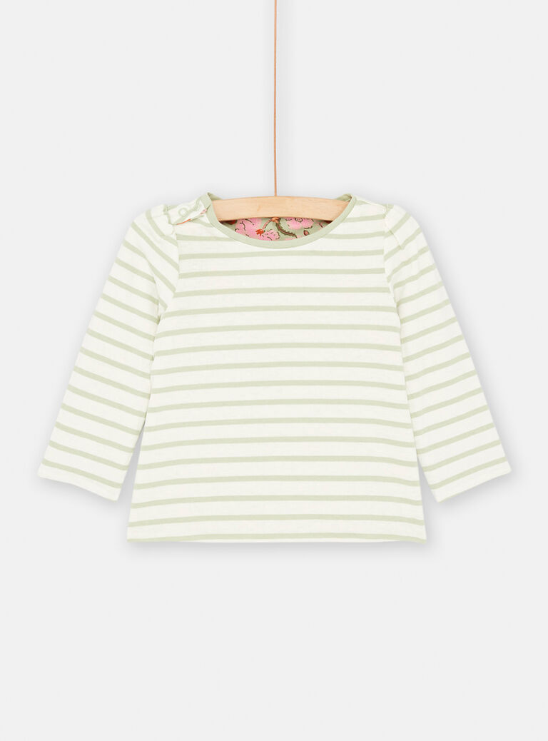 Tee-shirt reversible bébé fille