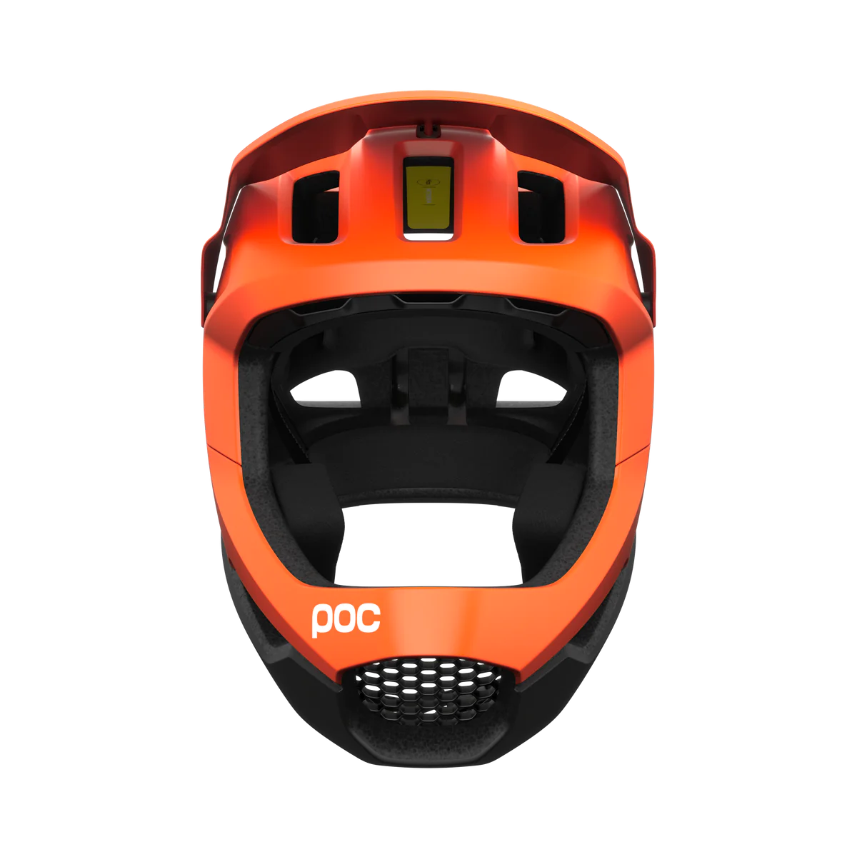 POC Otocon Race Mips Fullfacehjelm fluorescent orange/uranium black