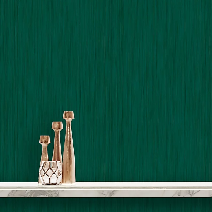 Papier peint Vinyle Intissé GoodHome Lery vert