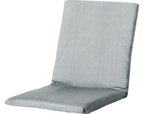 Stapelbaar stoelkussen Basic grijs 97x49x4,5 cm