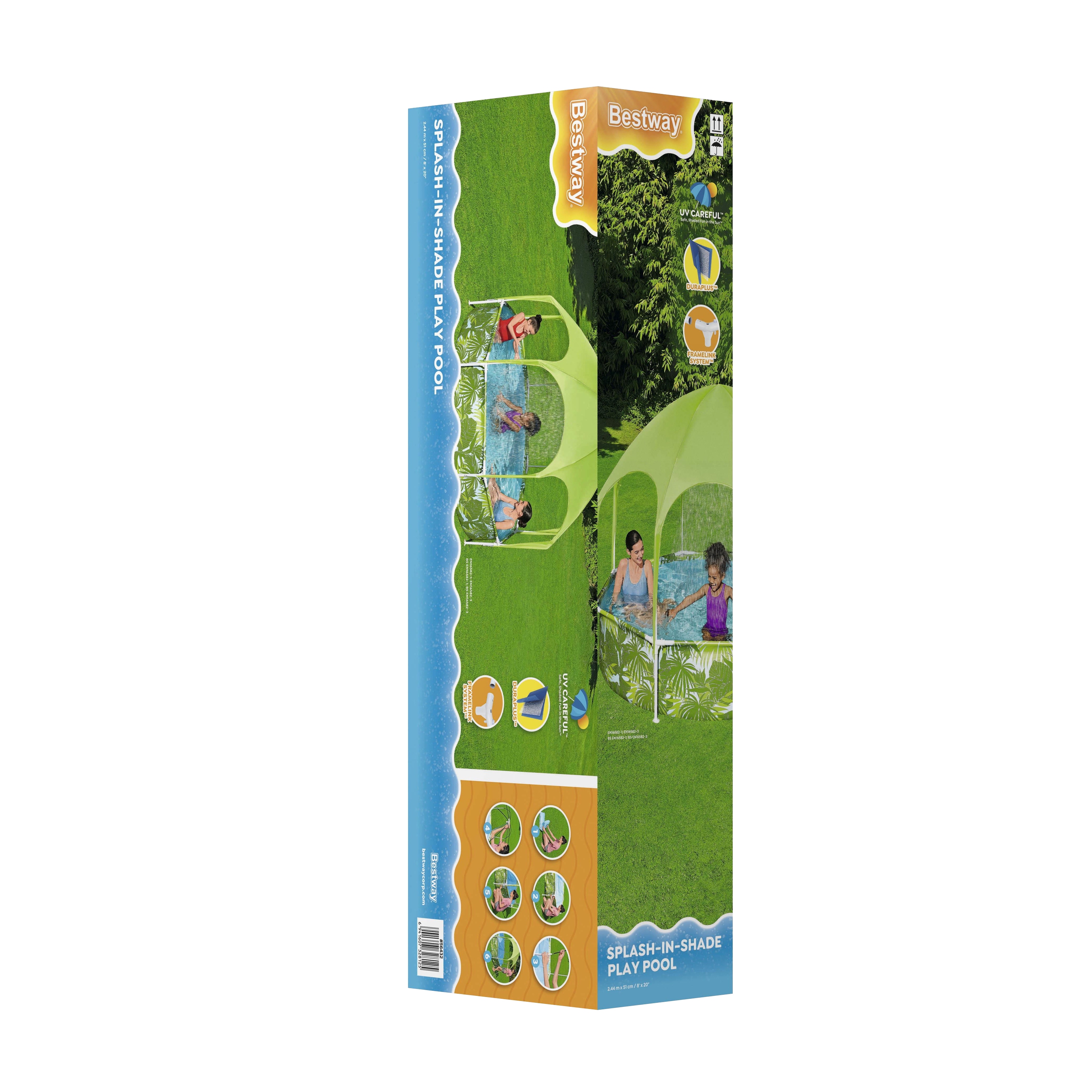 Bestway Kinderpool Splash-in-Shade 244 x 51 cm