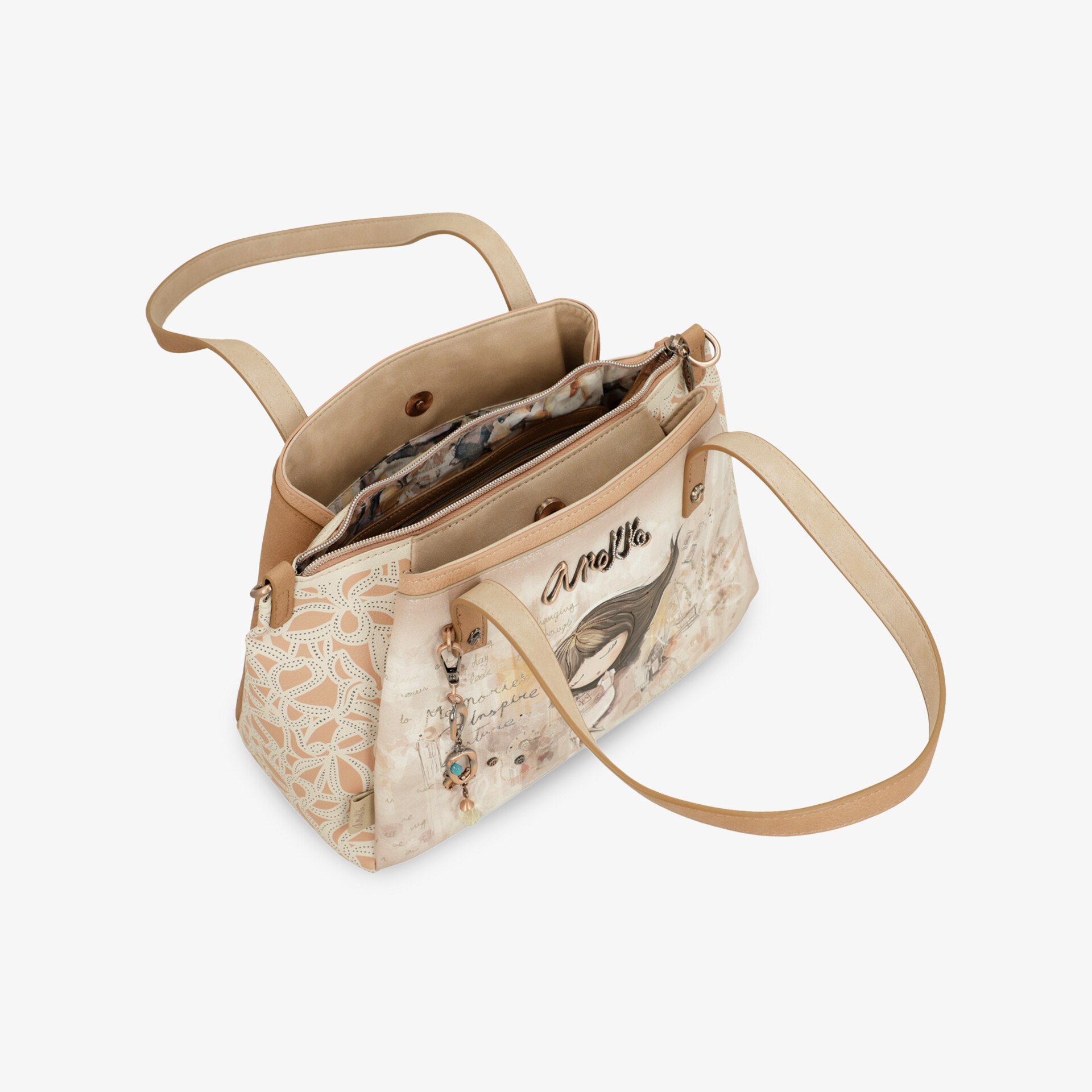 anekke MEMORIES Damen Umhängetasche beige