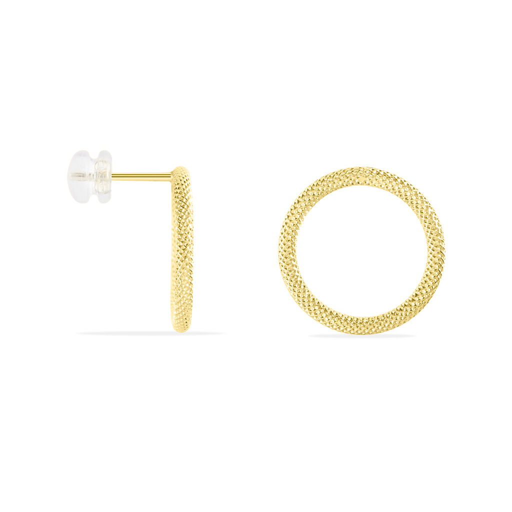 Boucles D'oreilles Pendantes Gracieuse Or Jaune