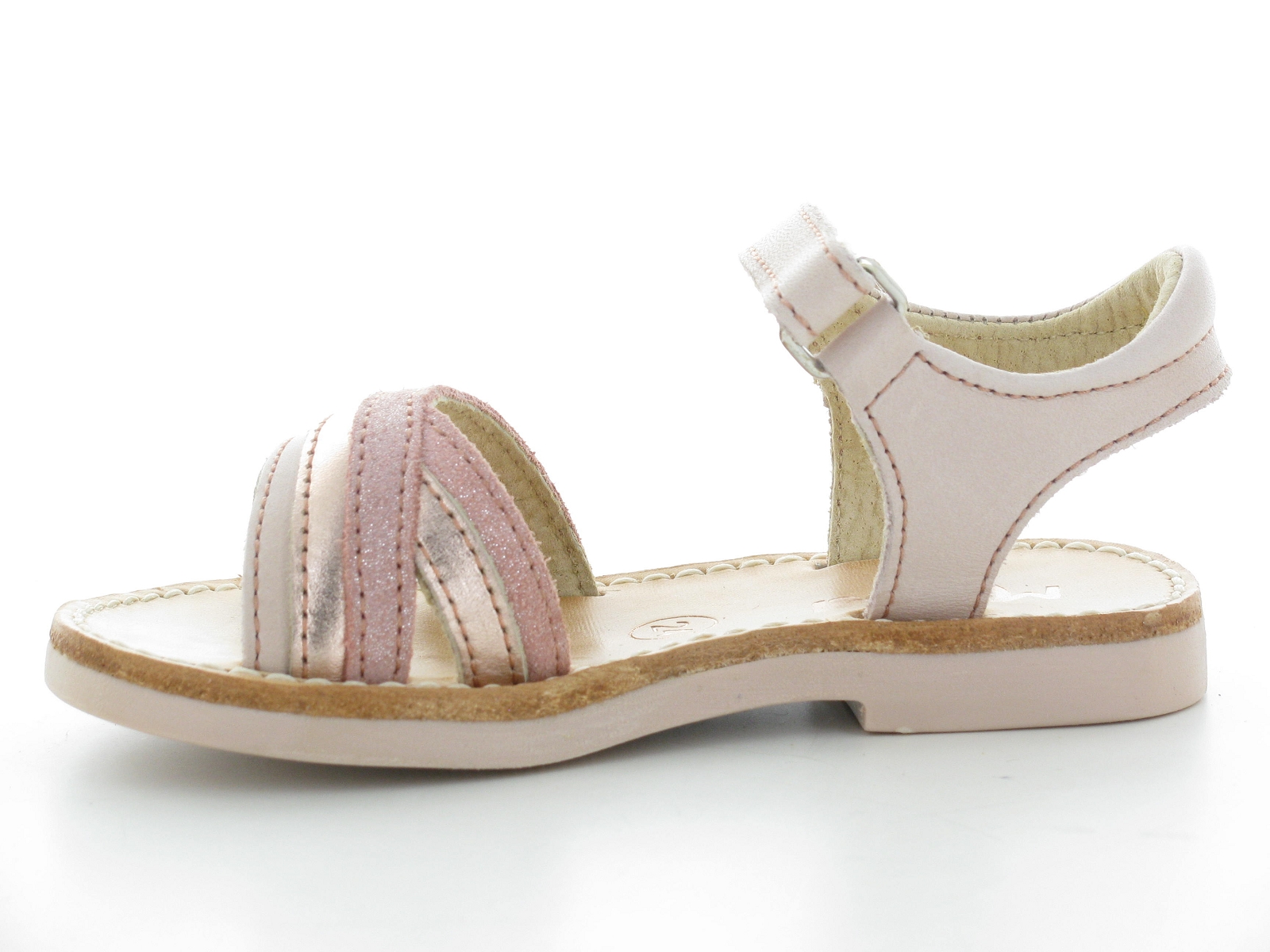 Minibel 4-SOFIE Cuir Rose Pâle