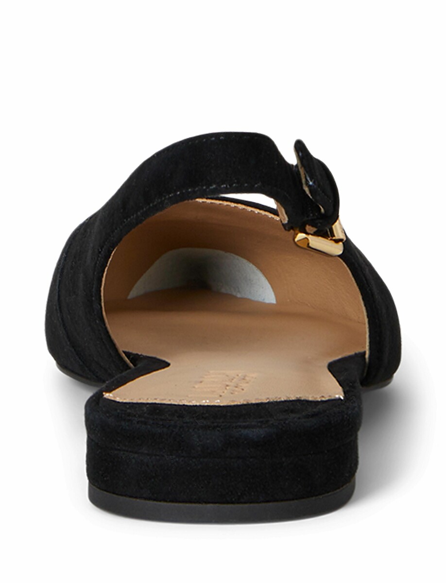 LAUREN RALPH LAUREN<br>Londyn camurça slingback bailarina
