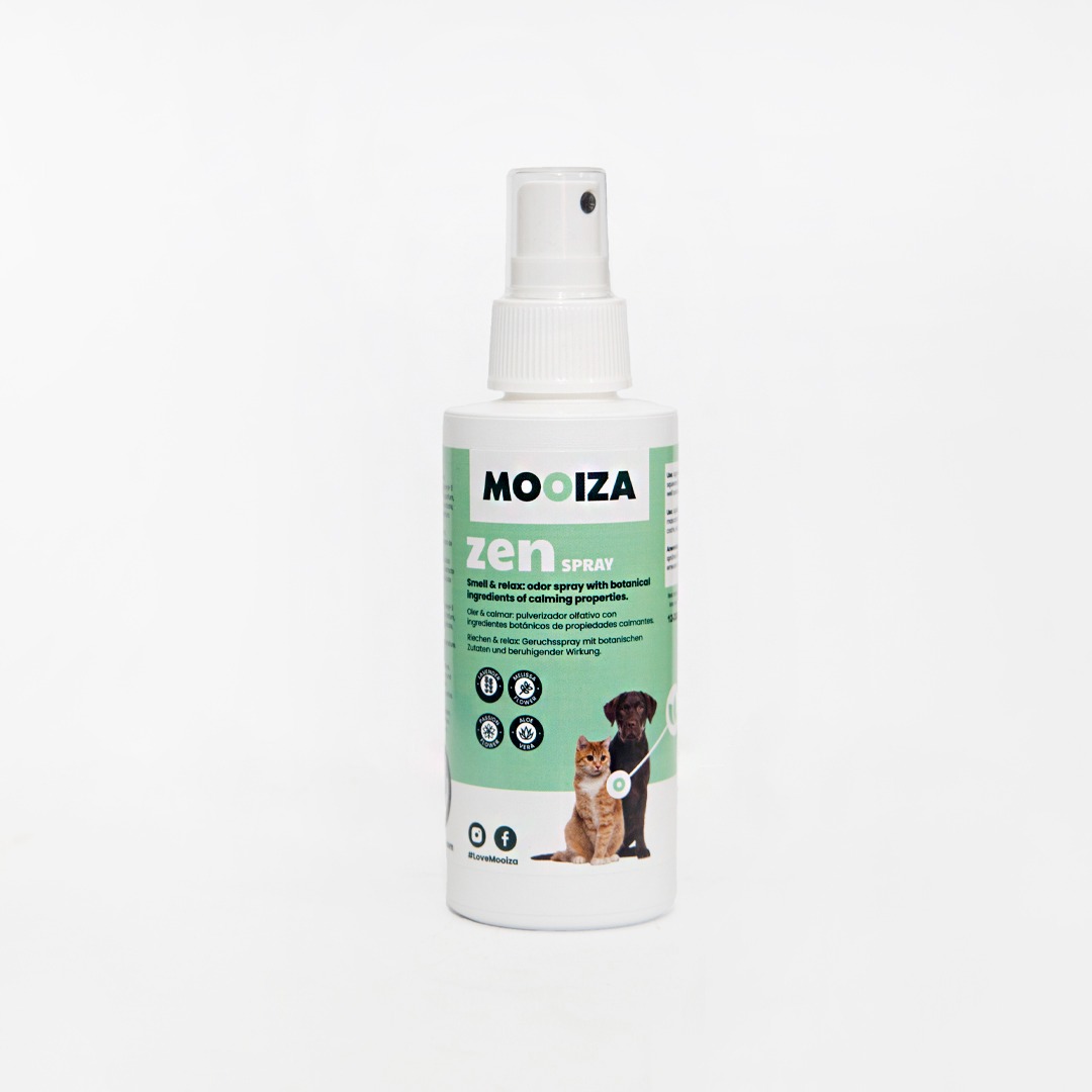 Spray zen MOOIZA - efeito calmante para cães e gatos
