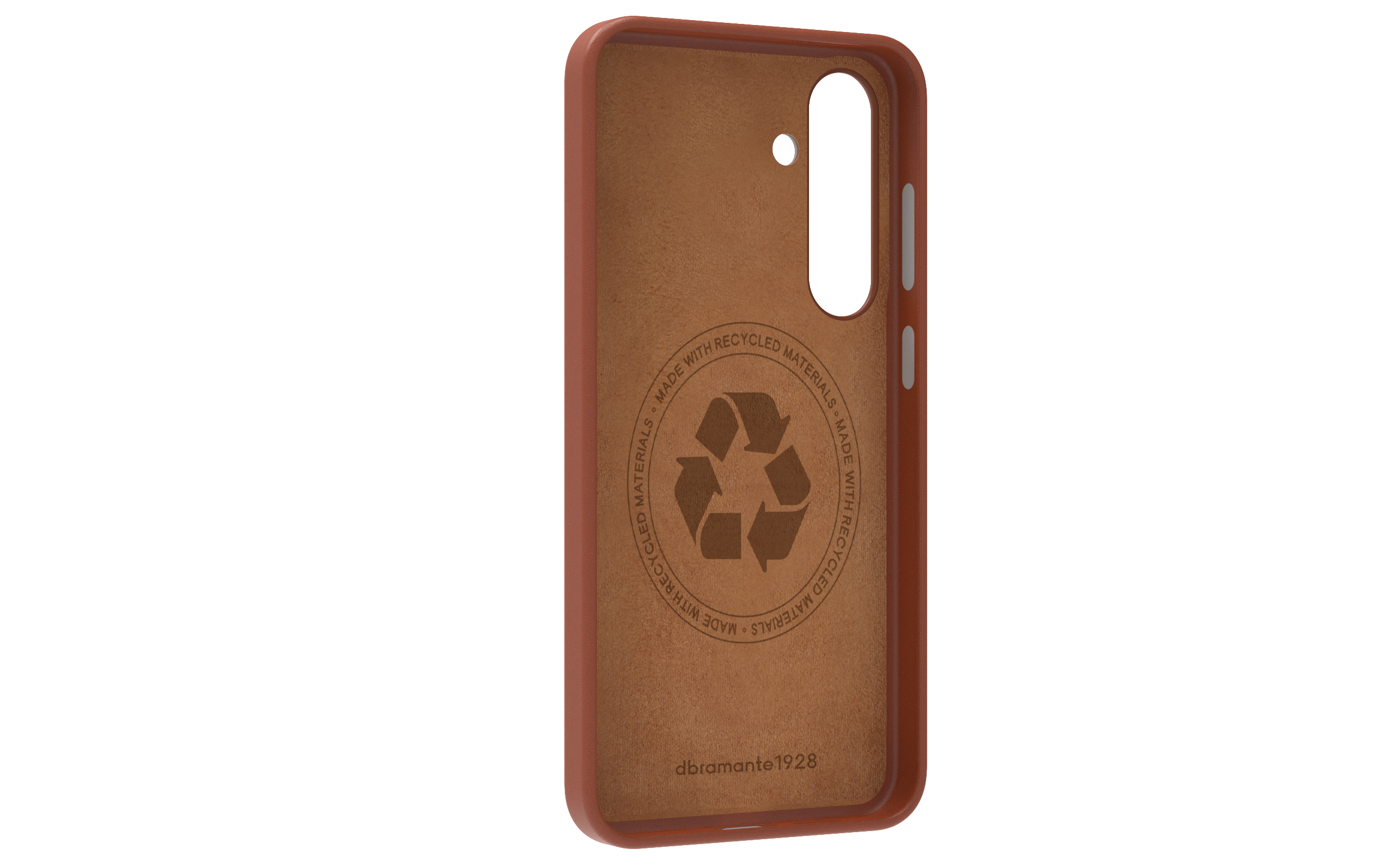Samsung Galaxy S24  Plus Echtleder Hardcase Hülle Roskilde Recycled (ROSPGT006046) - Tan