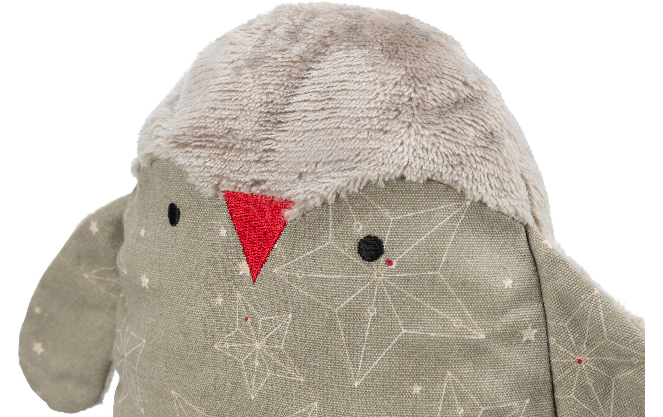 Hunde-Spielzeug Xmas Pinguin, 24 cm, GrauPlüschtier