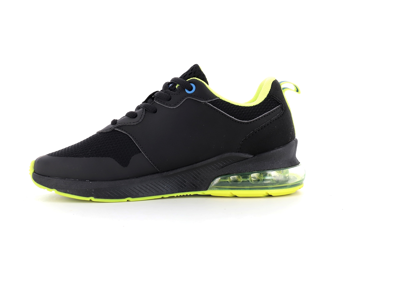 Kappa-33152YW Matières combinées Noir Jaune