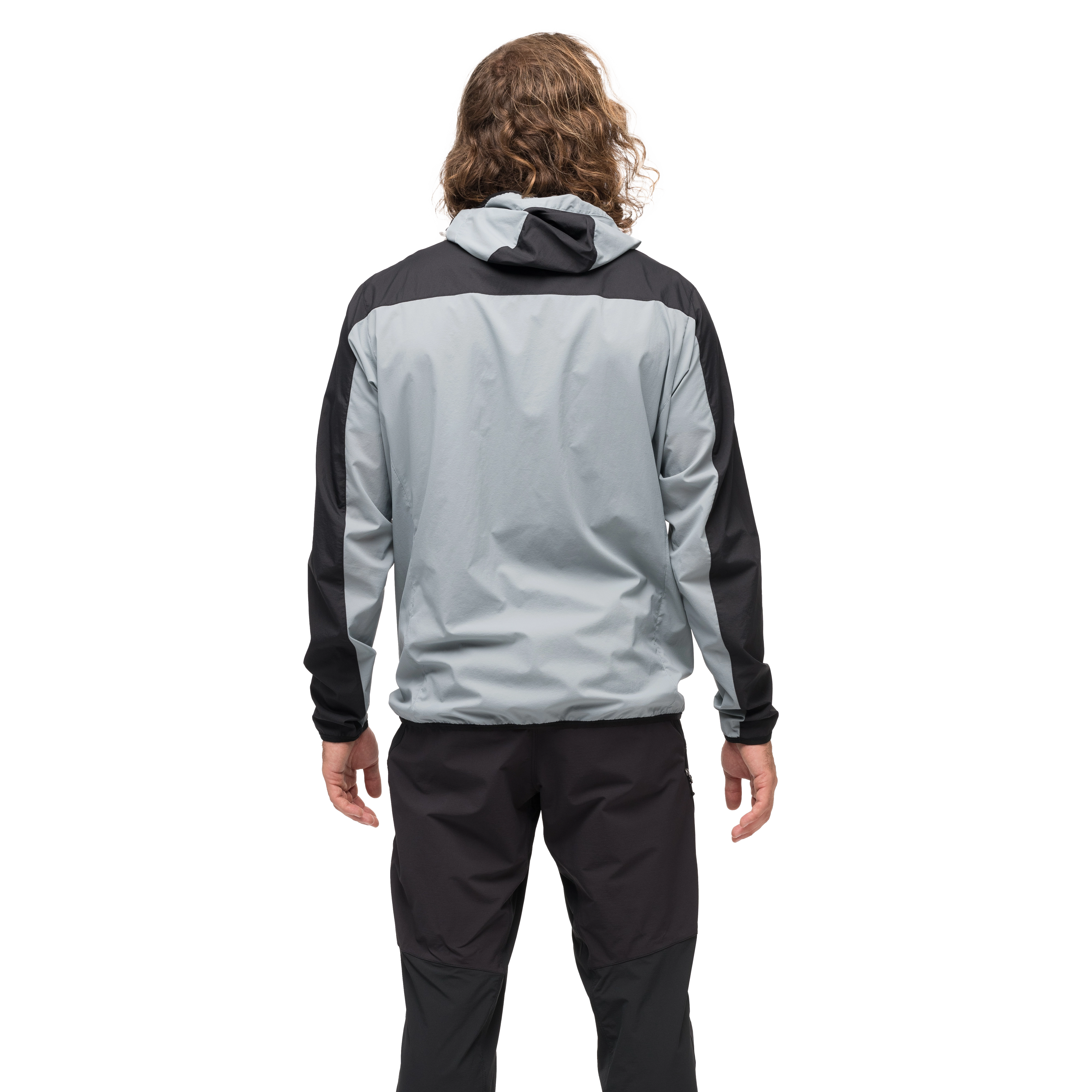 Vaagaa Windbreaker Jacket Men Husky Blue / Black