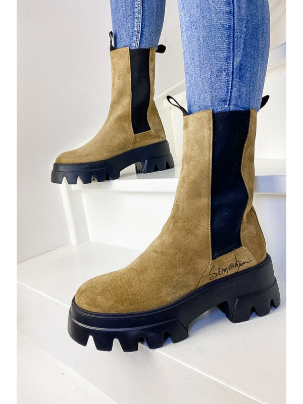 Bottines E441E5 CAMOSCIO - Semerdjian