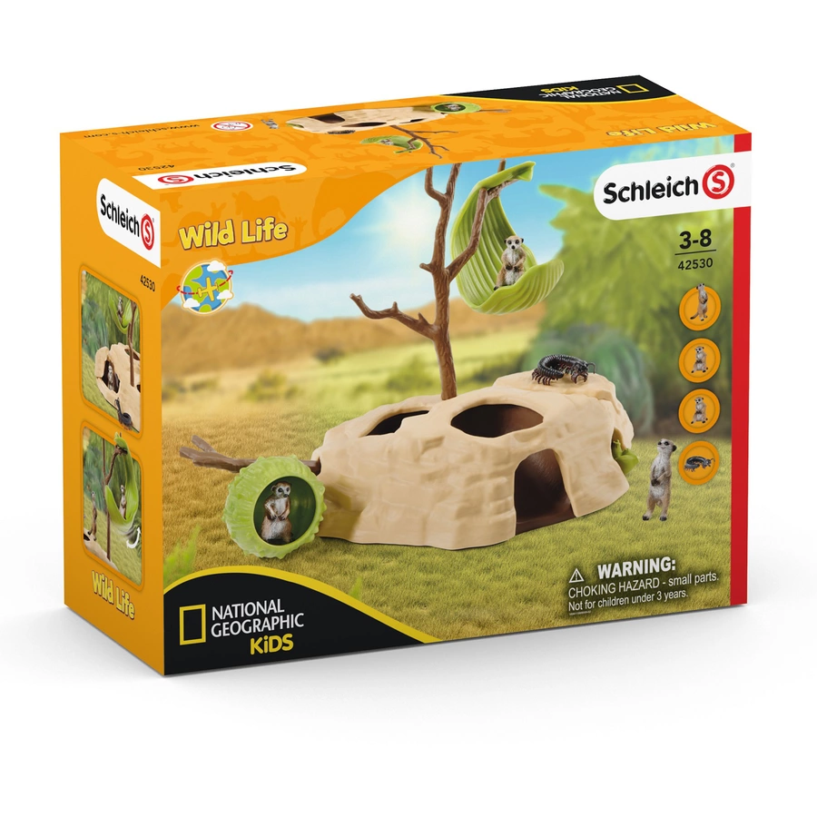 schleich® Wild Life Erdmännchen-Hügel, 42530