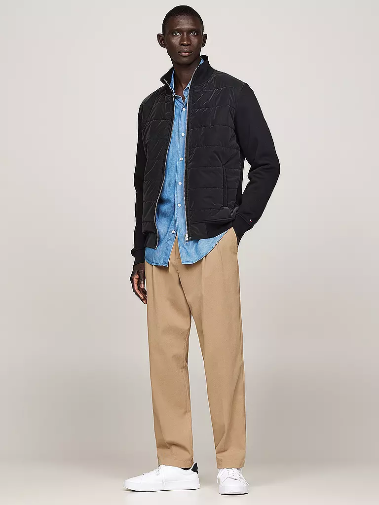TOMMY HILFIGER Sweatjacke schwarz