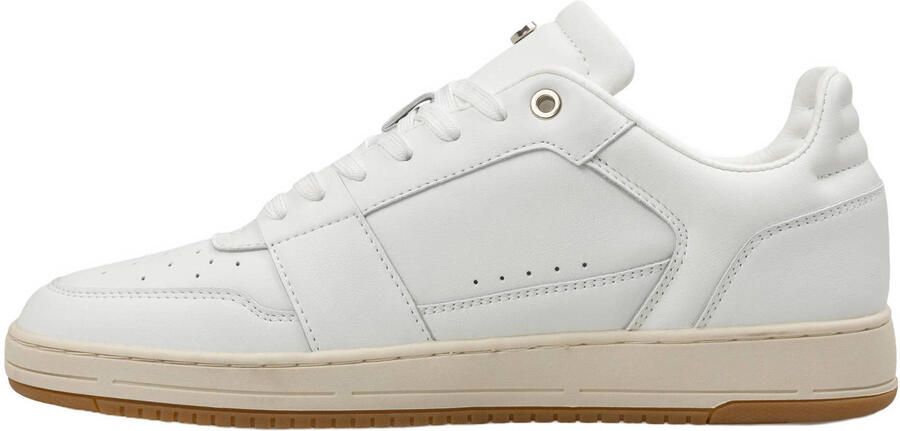 Blue Industry Sunday Cup leren sneakers wit