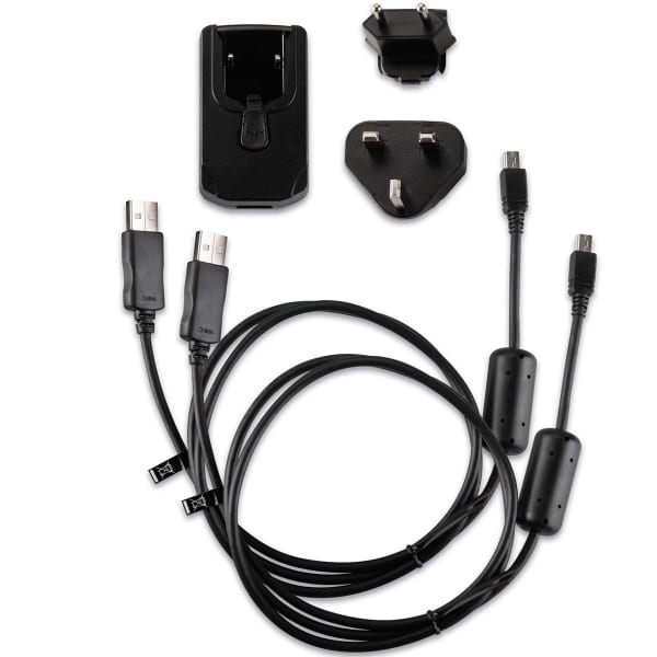 SFS194_Accessoires montres GARMIN CHARGEUR SECTEUR EU+CABLES MICRO/MINI USB