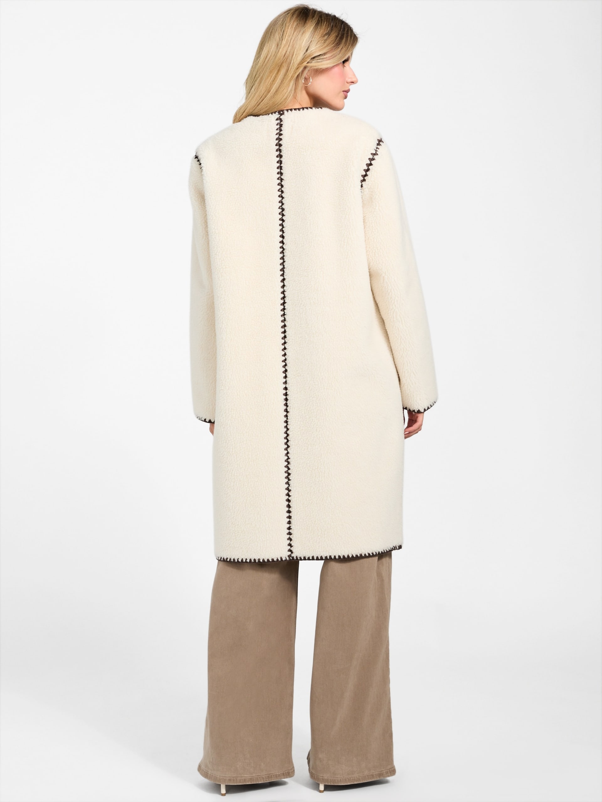 Casaco midi Mia Sherpa