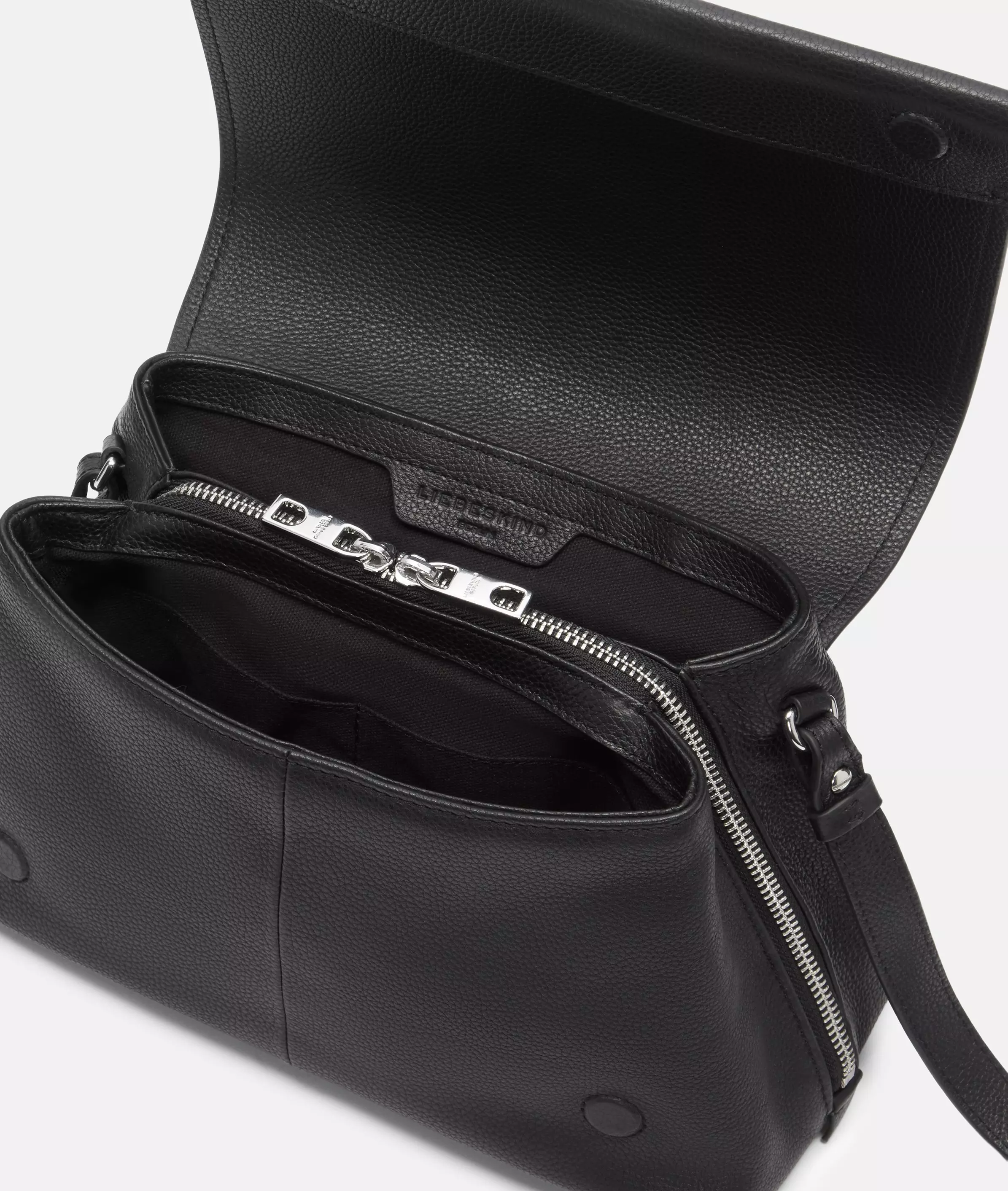 Hera Crossbody M Spacious cowhide leather crossbody bag