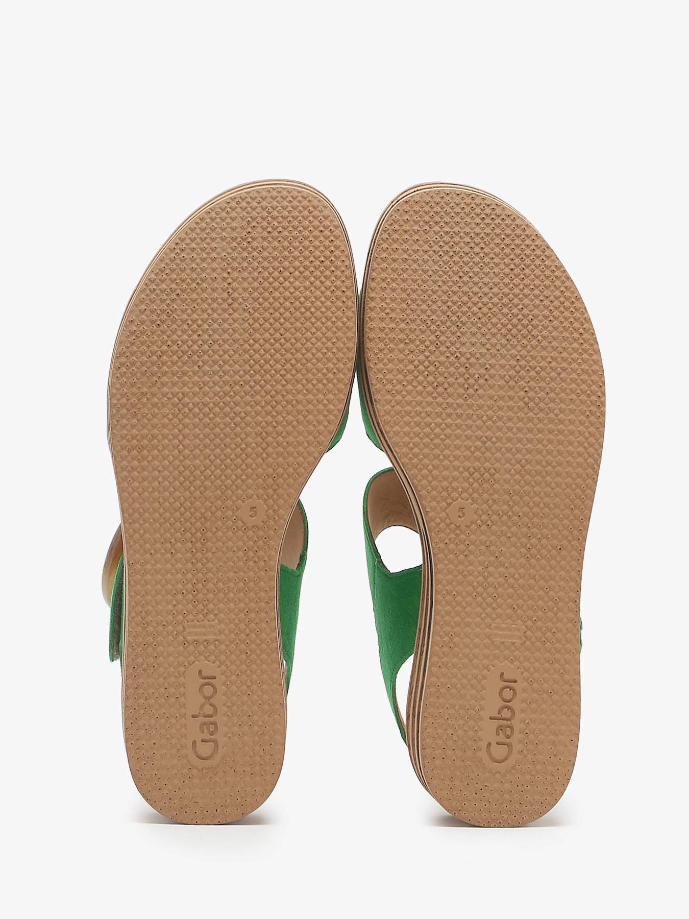 Sandales semelle compense en cuir GABOR