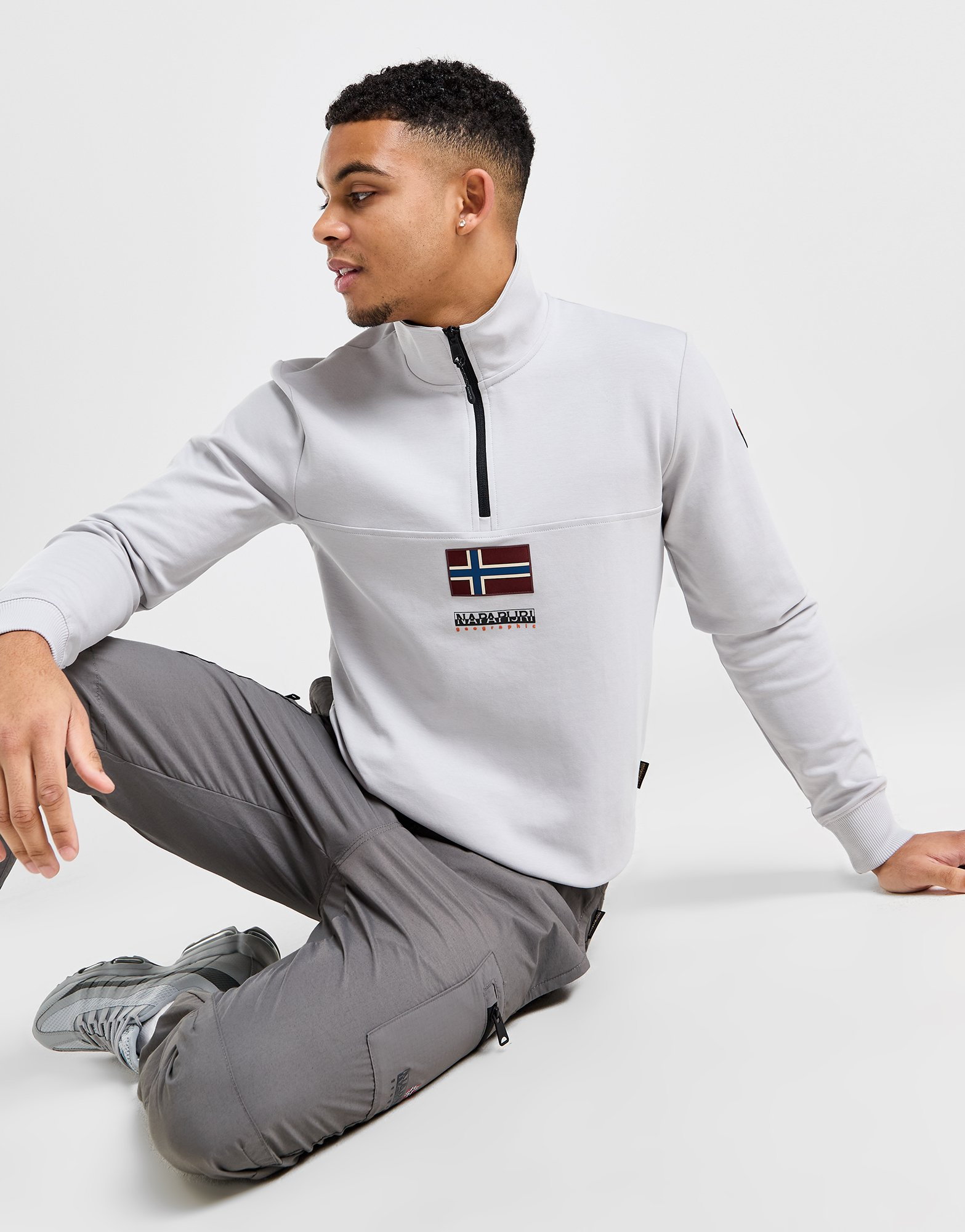 Napapijri Sweatshirt Zippé Bastien Homme