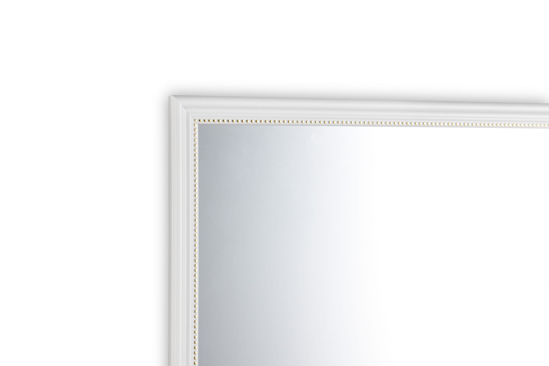Wandspiegel ELENOR 34 x 45 cm weiß/goldfarbig