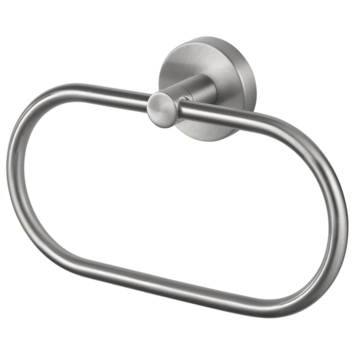 Haceka Kosmos handdoekring RVS look geborsteld mat