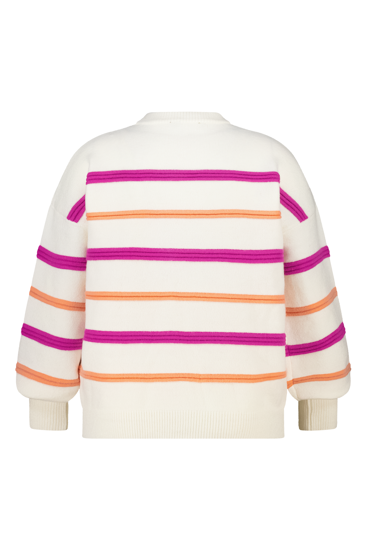 Trui met kleurrijke strepen Multi Pink